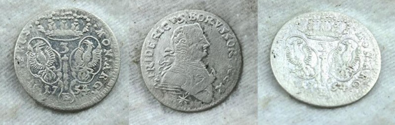 Трояк Пруссия менница Królewiec 1754 с блеском .jpg