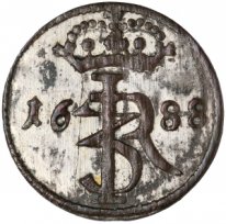 Jan III Sobieski - szeląg 1688 - 1b.jpg